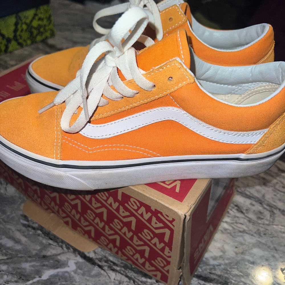 Vans Vibrant Orange Sneakers
